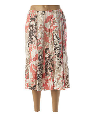 Fustă midi alb FRANCE RIVOIRE femeie