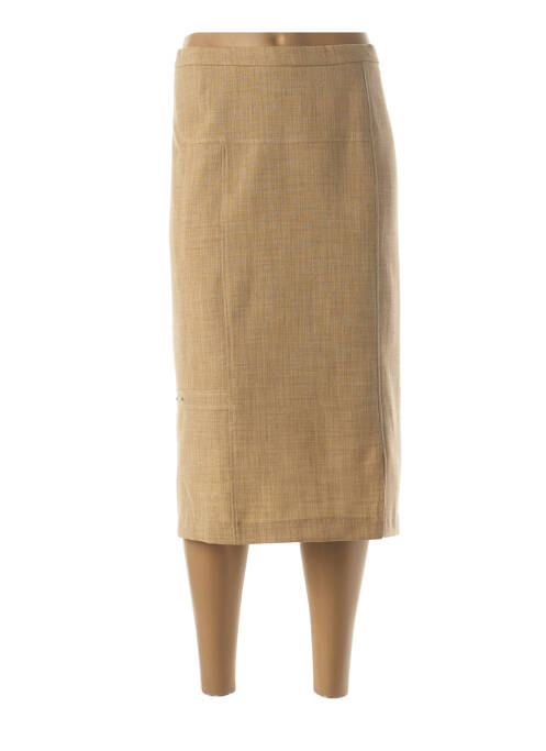 Fustă midi bej GUY DUBOUIS femeie
