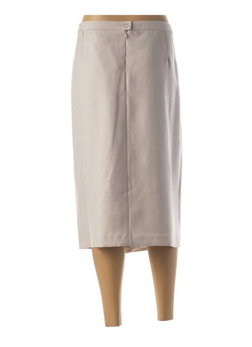 Fustă midi gri FRANCE RIVOIRE femeie
