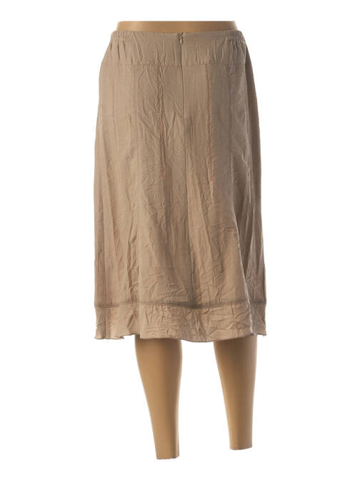 Fustă midi bej IMPULSION femeie