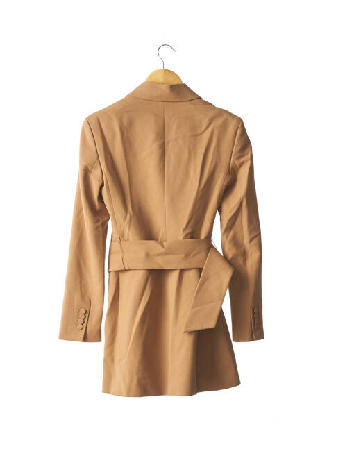 Palton lung maro ZARA femeie