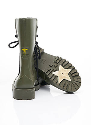 Botine/ghete toc de 4 la 6 cm verde CHRISTIAN DIOR femeie