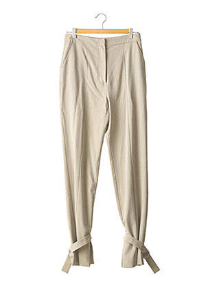 Pantalon drept bej SONG OF STYLE femeie