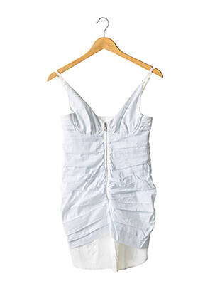 Rochie scurtă croială cambrată albastru ALEXANDER WANG femeie