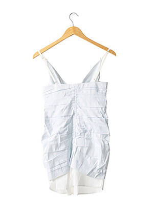 Rochie scurtă croială cambrată albastru ALEXANDER WANG femeie