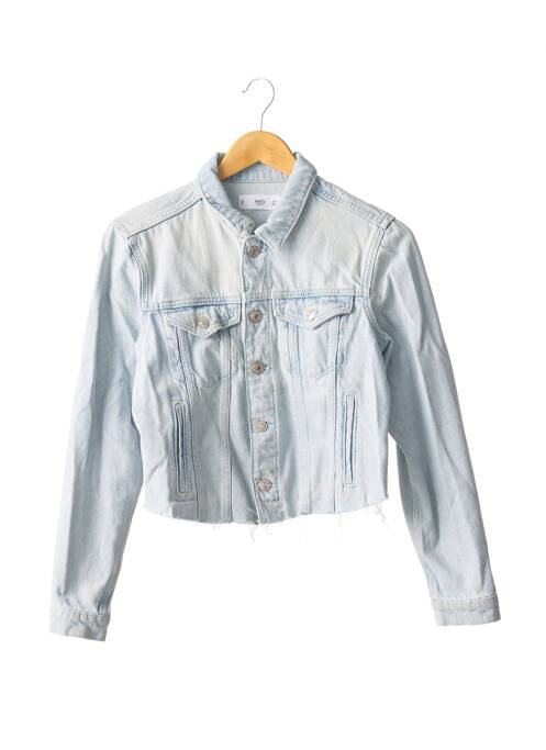 Jachetă de blugi albastru MANGO femeie