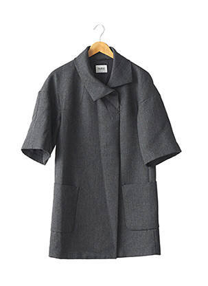 Palton lung gri NICOLE FARHI femeie