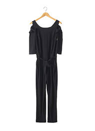 Salopetă-pantalon închidere cu fermoar la spate negru GARELLA femme