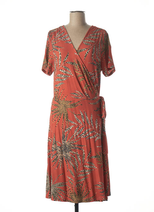 Rochie midi portocaliu GEISHA femeie