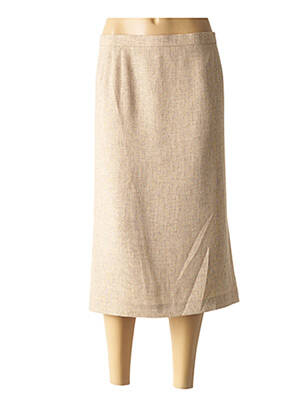 Fustă midi bej JEAN BIOLAY femeie