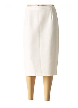 Fustă midi alb GUY DUBOUIS femeie