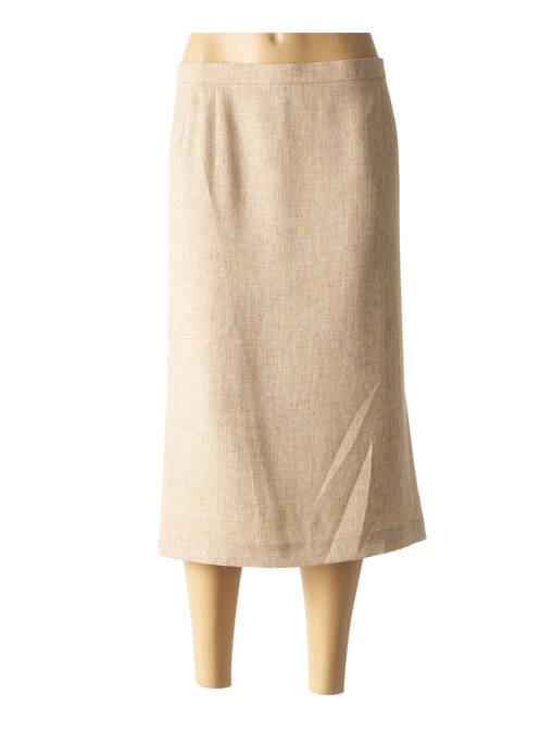 Fustă midi bej JEAN BIOLAY femeie