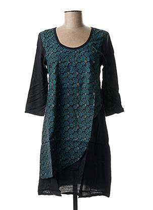 Rochie midi mâneci 3/4 mâneci 3/4 negru BAMBOO'S femeie