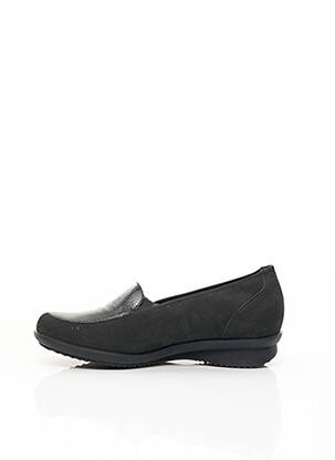 Mocasini toc plat până la 3 cm negru ARTIKA SOFT femeie
