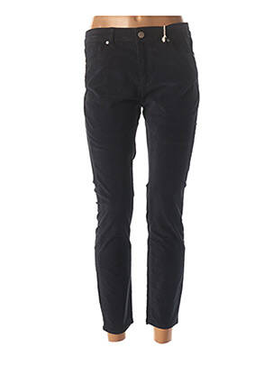 Pantalon 7/8 elasticitate talie joasă albastru BSB femeie
