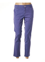 Pantalon drept elasticitate talie joasă violet FRACOMINA femme