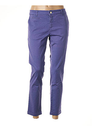 Pantalon drept violet FRACOMINA femeie