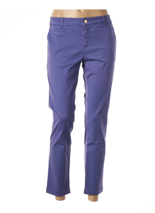 Pantalon drept violet FRACOMINA femeie