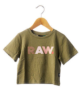 Tricou verde G STAR fată