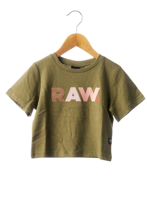 Tricou verde G STAR fată