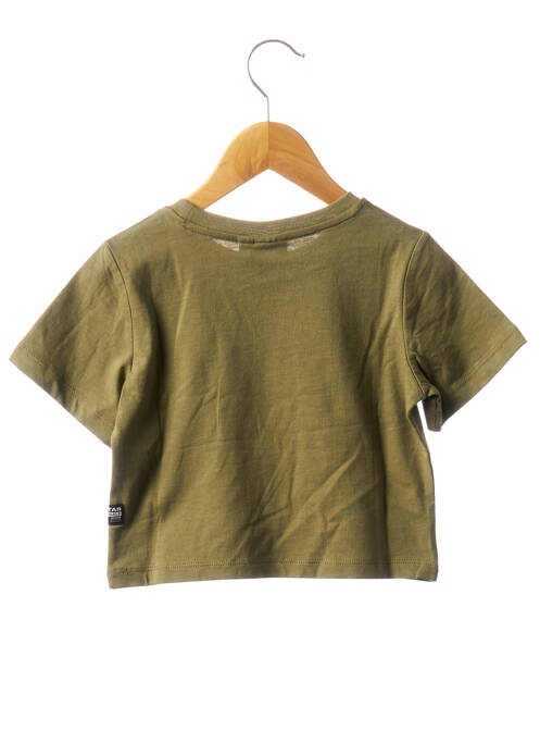 Tricou verde G STAR fată