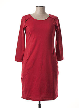 Rochie midi mâneci 3/4 mâneci 3/4 roșu CHATELET femeie