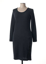 Rochie midi mâneci lungi mâneci lungi negru SANDWICH femeie
