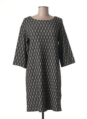 Rochie midi mâneci lungi mâneci lungi negru POUSSIERE D'ETOLE femeie