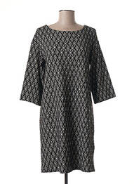Rochie midi mâneci lungi mâneci lungi negru POUSSIERE D'ETOLE femeie
