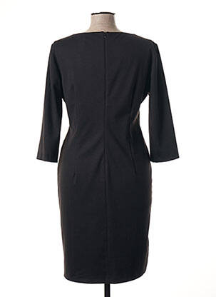 Rochie midi mâneci 3/4 mâneci 3/4 gri POUSSIERE D'ETOLE femeie