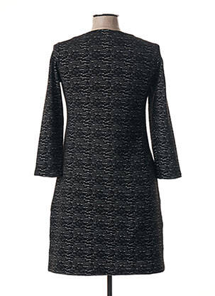 Rochie midi imprimeu fantezie mâneci lungi negru CHATELET femeie