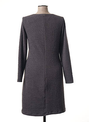 Rochie midi mâneci lungi mâneci lungi gri SANDWICH femeie