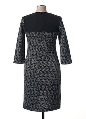 Rochie midi mâneci 3/4 mâneci 3/4 negru LA FEE MARABOUTEE femeie