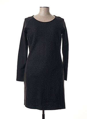 Rochie midi mâneci lungi mâneci lungi negru SANDWICH femeie
