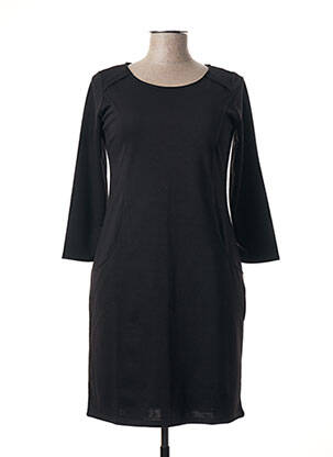 Rochie midi mâneci lungi mâneci lungi negru CHATELET femeie