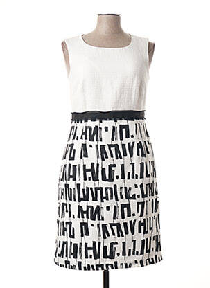 Rochie midi alb CAMELOT femeie