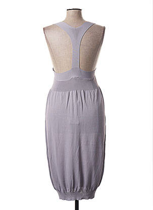 Rochie lungă imprimeu fantezie bretele subțiri violet CREA CONCEPT femeie