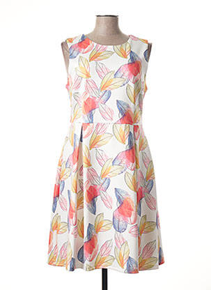 Rochie midi alb SMASHED LEMON femeie