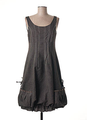 Rochie midi maro COCO MENTHE femeie