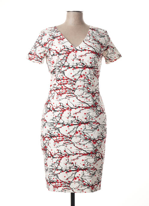 Rochie midi alb SMASHED LEMON femeie