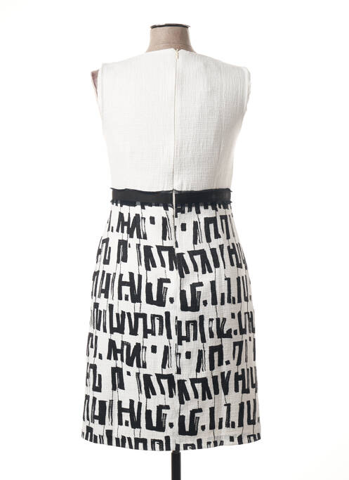 Rochie midi alb CAMELOT femeie