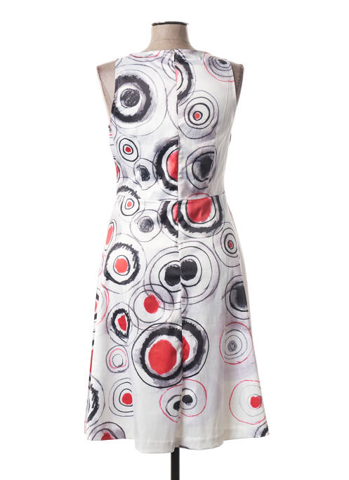 Rochie midi alb ANIMAPOP femeie