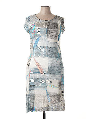Rochie midi mâneci scurte mâneci scurte albastru CHATELET femeie