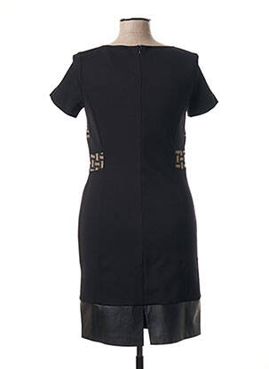 Rochie midi închidere cu fermoar la spate negru POUSSIERE D'ETOLE femeie