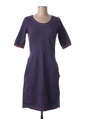 Rochie midi mâneci scurte mâneci scurte violet SANDWICH femeie