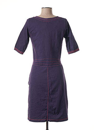 Rochie midi mâneci scurte mâneci scurte violet SANDWICH femeie