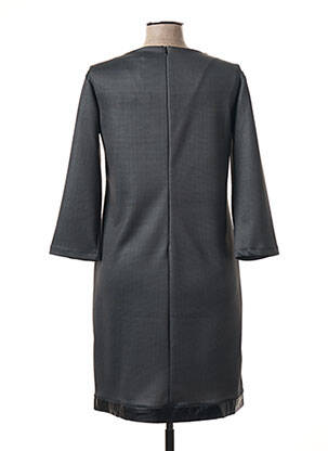 Rochie midi mâneci 3/4 mâneci 3/4 gri POUSSIERE D'ETOLE femeie