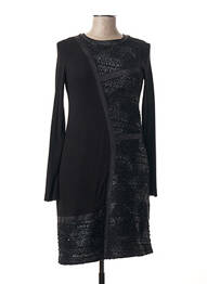 Rochie midi mâneci lungi mâneci lungi negru CHATELET femme