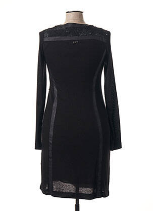 Rochie midi mâneci lungi mâneci lungi negru CHATELET femeie