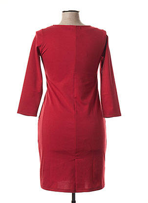 Rochie midi mâneci 3/4 mâneci 3/4 roșu CHATELET femeie